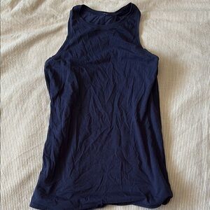 Navy Blue Sleeveless Women's Top